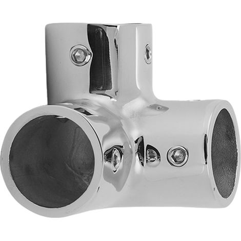 T-Stück für Bootsreling, Rohrverbinder aus Edelstahl 316, verstärkte Klemme, Zubehör für Yachten, 22 mm Durchmesser (1/5)