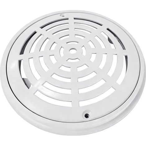 Les grilles de drainage rondes AS-1030 sont des couvercles de drains principaux pour piscines et spas, utilisés pour bloquer les débris et dégager les voies d'eau. (1/4)