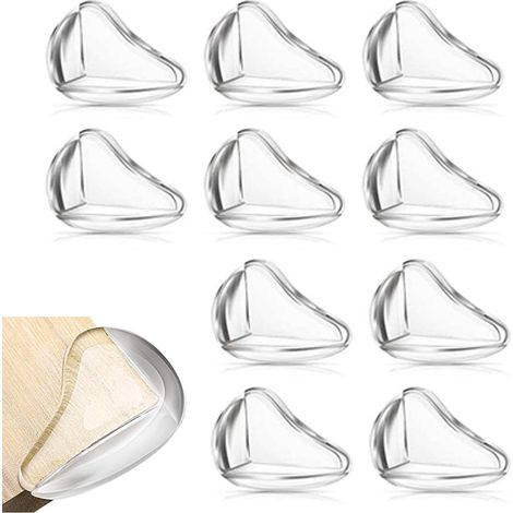 Protecteur d'Angle pour Meuble - Protecteur de Coin de Table Bébé - En PVC Transparent - 10 Pièces (1/5)