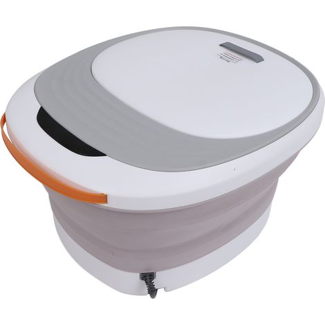 Baignoire Pieds Pliable Chauffante Massante avec Télécommande, Bassin de Trempage Portable, Prise UE 220V, Cuve Électrique Repliable pour Spa des Pieds (1/5)