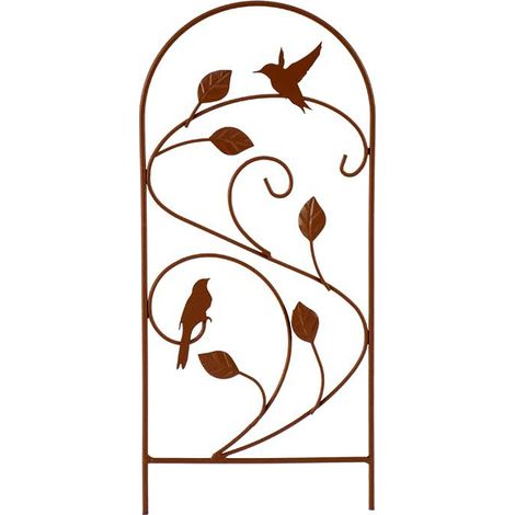 Petit treillage déco oiseaux 15x1x38cm (1/2)
