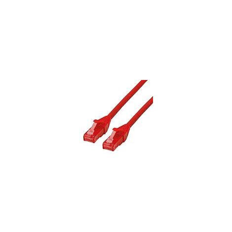ROLINE Cable de conexión cat.6 UTP, nivel de componente, LSOH, rojo, 5 m