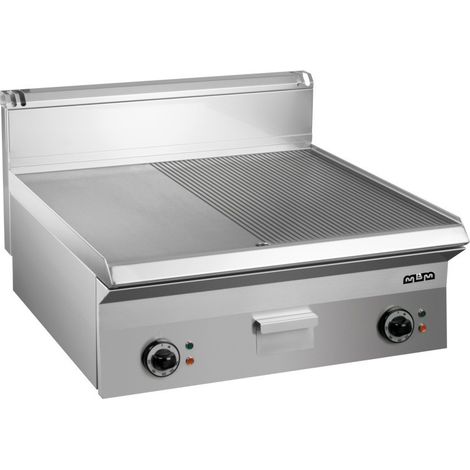 Plancha électrique - 100 cm - Plaque lisse-rainurée - EFT1065LR SMART 650 - Arilex