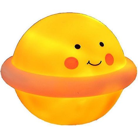 Veilleuse miniature planète dessin animé, lampe décorative pour chambre d'enfant, veilleuse jouet.