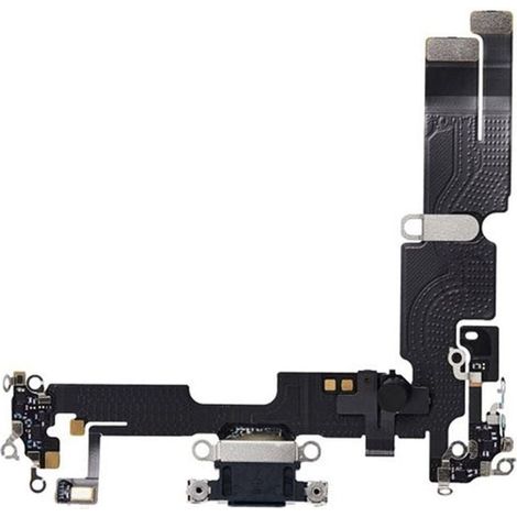 Cable flexible original para puerto de carga del iPhone 14 Plus - Negro