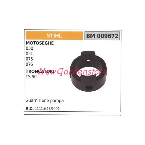 Dichtung Ölpumpe STIHL Kettensäge Motor 050 051 075 076 009672