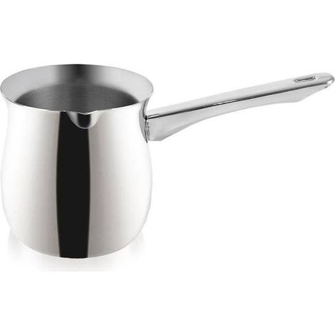 Cafetera aromatica de acero inoxidable con asa comoda