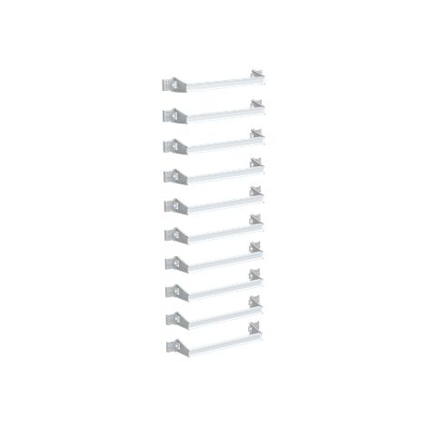 SPEE Combi-Double Rail DIN Fixe pour Plastron Modulaire L600-24mod (Pack 10pcs) 1SZE980150B0110 ABB QAD0020P1 (1/3)