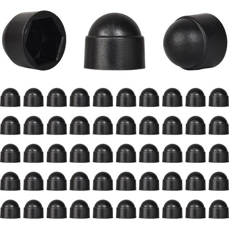 50 Pièces de Capuchons à Vis M8, Capuchons de Protection d'Écrou en Plastique Hexagonaux, Clé de 13 mm, Anti-Âge et Antirouille, Prolongent la Durée de Vie des Vis et Améliorent la Sécurité (M8) (1/5)