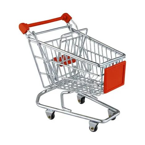 Apollo Chrome Mini Shopping Trolley