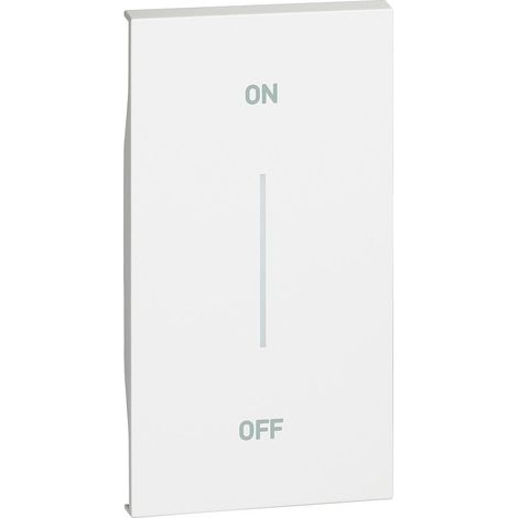 Living Now enjoliveur ON/OFF 2 MODULES BLANC MYHOMEUP BTICINO BTKW01MH2AG