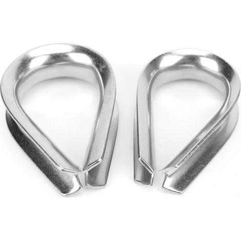 Colliers de serrage en acier inoxydable pour câbles marins de 16 mm, anneaux de protection, cosses et pinces (1/5)