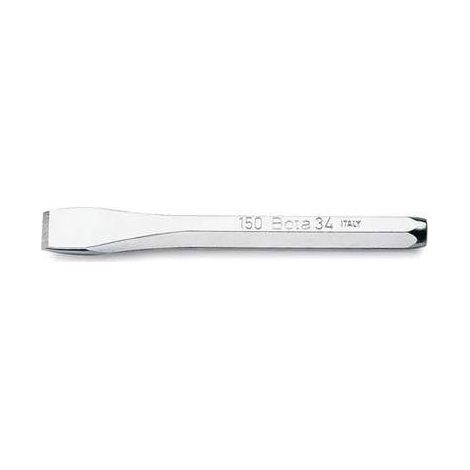 Burins plats chromés type normal Art. 34 - mm.125