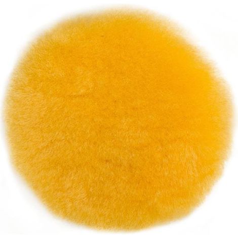 MIRKA BUFFER IN WOLL LAMB YELLOW PRO GRIP 80 MM PCS.1