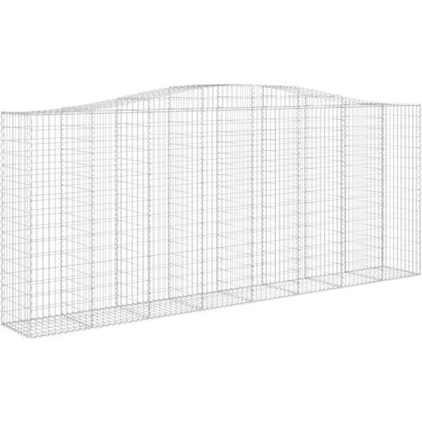 Maison Exclusive - Gabione mit Hochbogen 400x50x160/180 cm Verzin