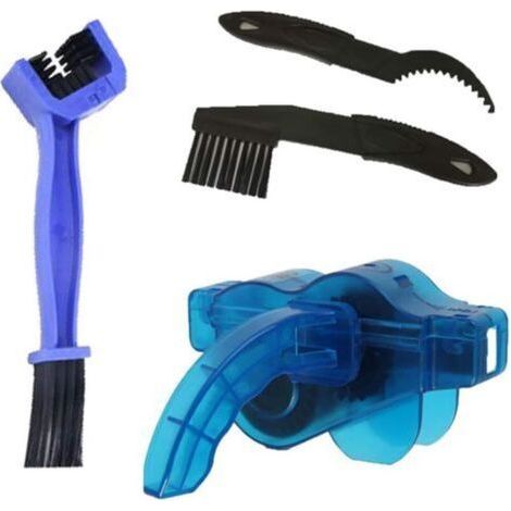 Nettoyeur de chaîne de vélo, outils pour nettoyer les chaînes de vélo, VTT, vélo de course, nettoyage de chaîne, brosse de lavage- (1/5)