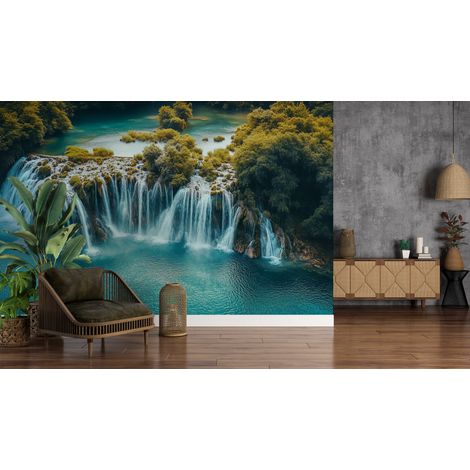 Papier peint cascades torrent des bois - 150 x 250 cm (1/2)