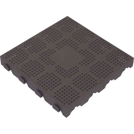 ArtPlast Suelo jardín exterior 39x39x4,8 cm efecto drenaje superficie 0,15m²  colección combi -  antracita (1/5)