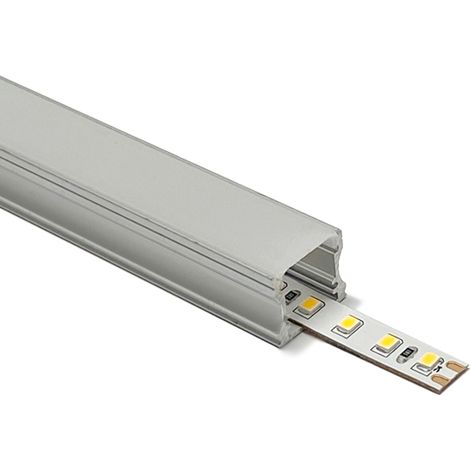 Perfil led Interlusa difusor opal 17x14,5 mm (1/3)