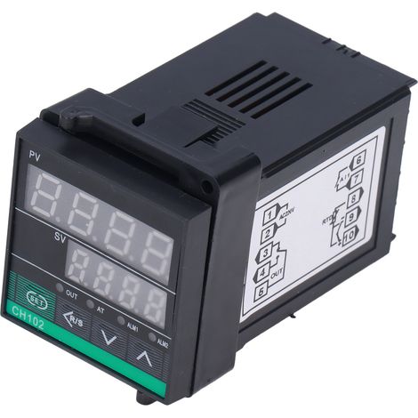 Régulateur de température PID thermostat numérique intelligent entrée K CH102FK02-MxAN AC220V (1/5)