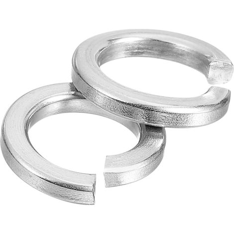 30Pcs Rondelle Blocage Ressort M10 Fendues Acier Inox 304 Argenté (1/5)
