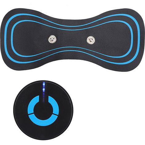 Mini Masseur Nuque Coussinets Cervical Soulage Douleur EMS Stimulateur Musculaire Batterie (1/5)