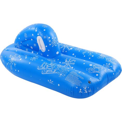 Toboggan Inflatable Sécuritaire pour Enfant, Luge d'Hiver Gonflable, Jeu de Glisse Extérieur