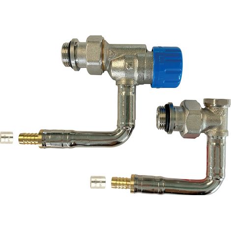 Kit de robinetterie thermostatique hydrocablé 1/2 Ø12 M30 à Kv réglable - équerre long à sertir 565PS - COMAP