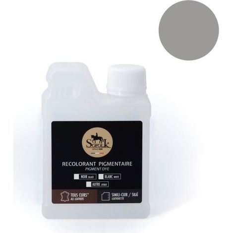 Pittura Pelle/Similpelle (250ml, 4-GRIS) - SOFOLK - Manutenzione per Sedile e Volante di Auto, Divano, Scarpa (1/4)
