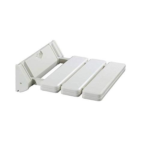 Sedile doccia bianco pieghevole sedia disabili in alluminio abs nofer 15067.2