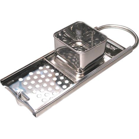 Kelomat Rabot à spätzle en acier inoxydable avec glissière à pâte