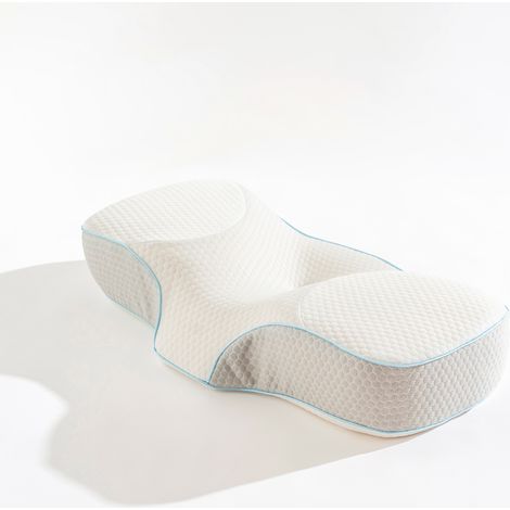 Cuscino Antirussamento Memory Foam Ergonomico 67x36x13 cm – Supporto Cervicale Ortopedico per Dormire su Schiena e Fianco – Federa Traspirante Rimovibile, Ideale per Chi Soffre di Russamento e Dolori (1/5)