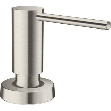 A51 Distributeur de liquide vaisselle aspect acier inox