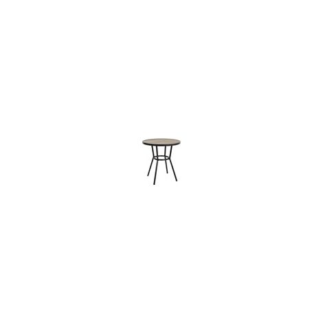 Table Ronde D'Extérieur Noire - Ø 700mm - Bolero (1/5)