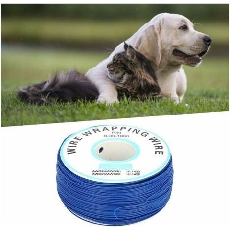 300 m / 984 ft Haustierzaundraht, elektrischer Hundezaun-Spiraldraht, erdverlegter Massivdraht, elektrisches Hundezaunsystem - Spiraldraht (1/5)