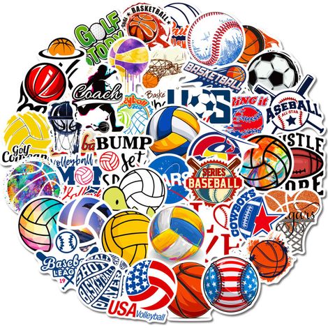 50Pcs Lightning McQueen Stickers（Ball Class）, Motorcycle Stickers Vinyl Laptop Decals for Water Bottle, Luggage, Skateboard, Motorcycles, Gift for Adults Kids