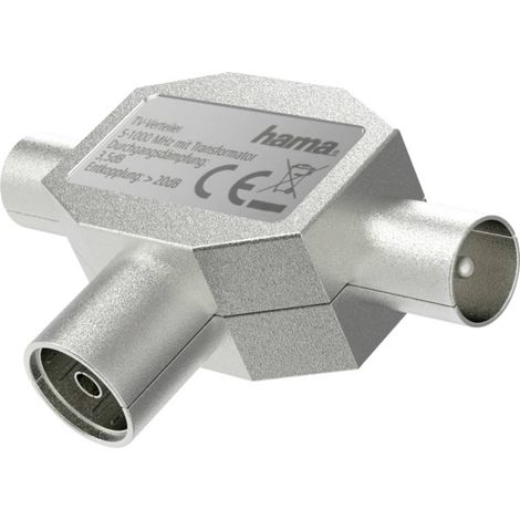 Hama Répartiteur d'antenne 2 voies W433962 (1/2)