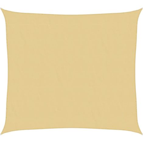 vidaXL Sun Shade Sail Sand 3x2,5 m 100% Polyester Oxford