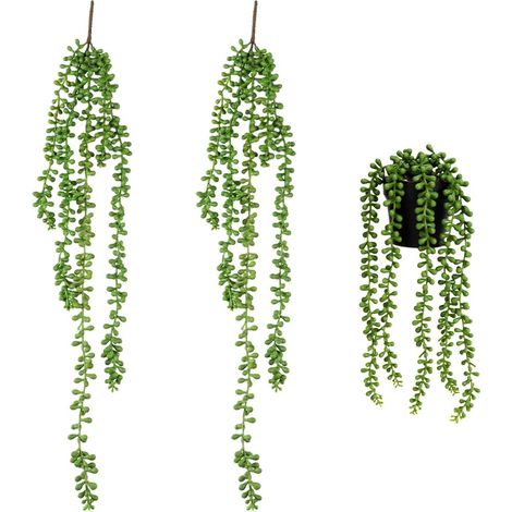 piante artificiali pendenti da 65 cm, senza necessità di manutenzione. (1/5)