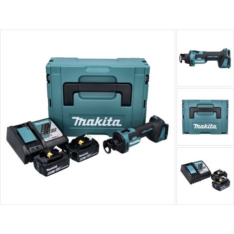 Fresa rotante a batteria Makita DCO 181 RGJ 18 V 32000 rpm brushless + 2x batteria ricaricabile 6,0 Ah + caricabatterie + Makpac
