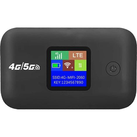 Routeur A8 4G LTE, modem Wi-Fi portable sans fil 3000 mAh, mini hotspot extérieur de poche Mifi 150 Mbps avec (1/5)