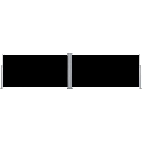 FIMEI Auvent latéral rétractable Noir 160 x 600 cm (1/5)