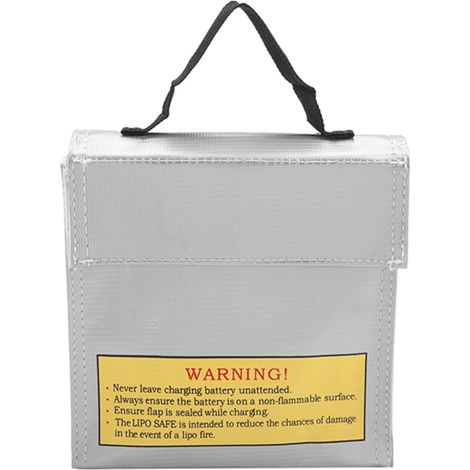 Sac de sécurité portable pour batterie Lipo anti-explosion, 3 tailles de protection pour charge, lot n°2 (1/5)