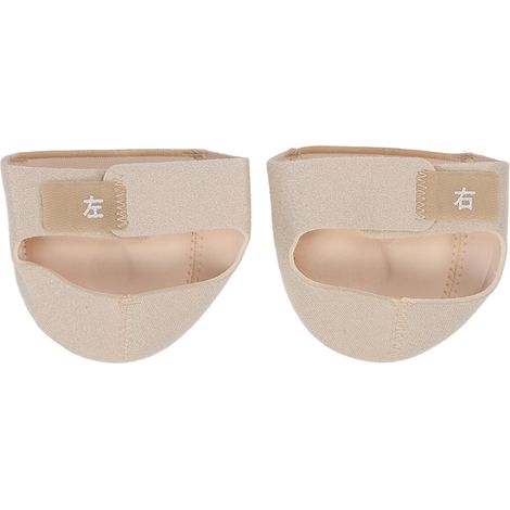 Attelles talonnières anti-éperon, coussinets respirants ajustables antidouleur, soutien plantaire beige L (1/5)