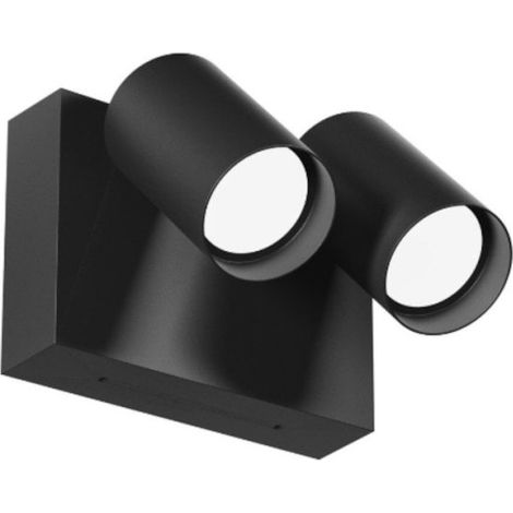 Applique murale d'extérieur led ip65 gea led ges2074 en aluminium, spot moderne et orientable