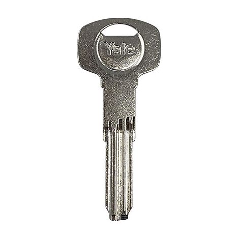 CHIAVE PUNZONATA YALE 016P106 ORIGINALE - OTTONE NICHELATO- 5 pezzi
