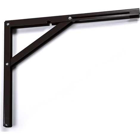 Klappkonsole 390 x 300 mm braun Tragkraft 120 kg (pro Paar)