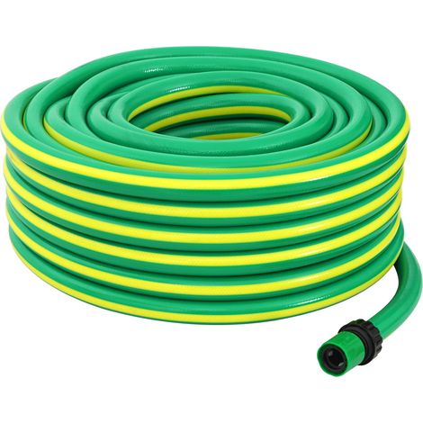 Gartenschlauch 5-lagig Grün und Gelb 1 / 2'' 100 m PVC