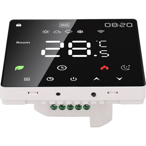 Intelligenter Thermostat 16A, programmierbarer Farb-LCD-Touchscreen, elektrische Heizung mit WLAN für Zuhause, Hotel, Büro, AC 90-240V (1/5)