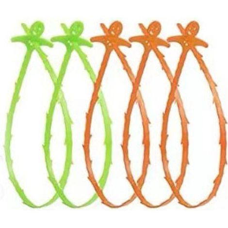Déboucheur d'évier - 5 pièces - Attrape-cheveux - Plastique - Évier obstrué - Outil de nettoyage - Nettoyant d'évacuation - Réutilisable - Pour installations sanitaires, tuyaux d'évacuation, douches e (1/5)